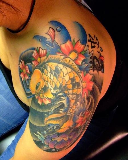 Tattoos - Asian Shoulder - 77366